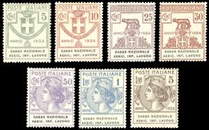 CASSA NAZIONALE ASSIC.INF.LAVORO 1924 - ... 