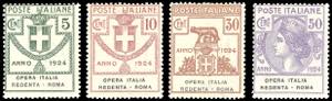 OPERA ITALIA REDENTA-ROMA 1924 - Serie ... 