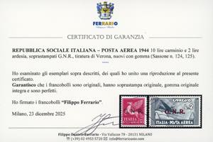 1944 - Soprastampati G.N.R.: ... 