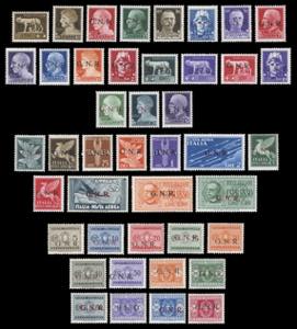 1944 - Soprastampati G.N.R.: tiratura di ... 