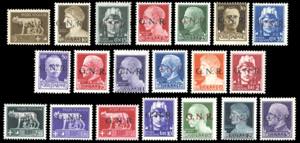1944 - Soprastampati G.N.R., tiratura di ... 