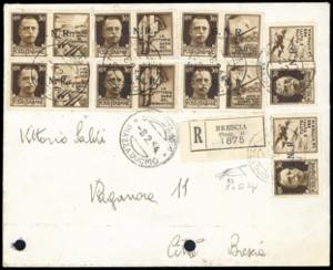 PROPAGANDA DI GUERRA 1944 - 30 cent. bruno, ... 