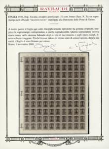 RECAPITO AUTORIZZATO 1944 - 10 ... 