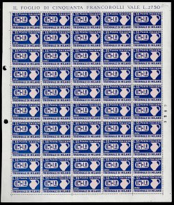 1951 - Triennale, serie completa ... 