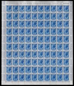 1953/54 - Siracusana, filigrana ... 