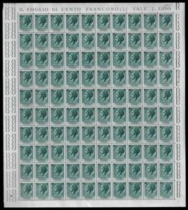 1953/54 - Siracusana, filigrana ... 