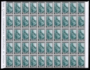 1955/57 - Lavoro, filigrana ... 