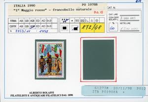 1990 - 600 lire I maggio rosso, ... 