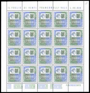 1978/87 - Alti valori, minifogli, ... 