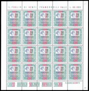 1978/87 - Alti valori, minifogli, ... 