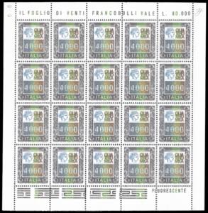 1978/87 - Alti valori, minifogli, ... 