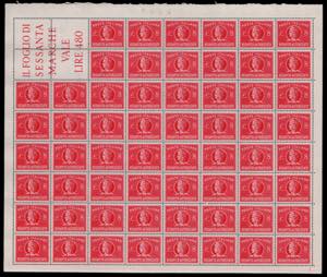 1947 - 1 lira e 8 lire, serie ... 