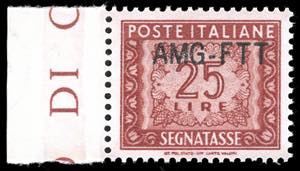 SEGNATASSE 1954 - 25 lire, nuovo tipo di ... 