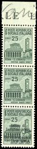 CASTIGLIONE DINTELVI 1945 - 1 lira su 25 ... 