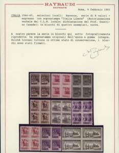 RAVENNA 1945 - Serie compelta di ... 