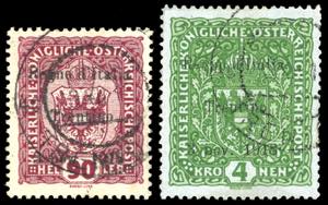 TRENTINO ALTO ADIGE 1918 - 90 h. e 4 k. ... 