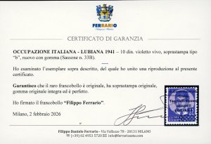 LUBIANA 1941 - 10 d. di ... 