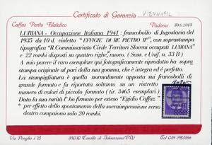 LUBIANA 1941 - 10 d. di ... 