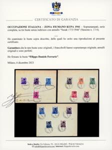 ZONA FIUMANO KUPA 1941 - ... 