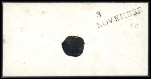 1851 - 30 cent. bruno, I tipo, ... 