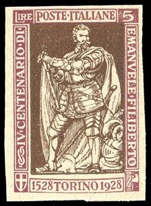 1928 - 5 lire Emanuele Filiberto (229), ... 