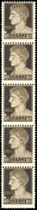 1929 - 10 cent. Imperiale, striscia ... 