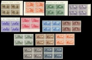 1930 - Virgilio, serie completa (282/290+A), ... 