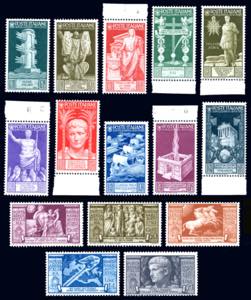 1937 - Augusto, serie completa (416/425+A), ... 