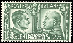 1941 - 25 cent. Fratellanza darmi, ... 