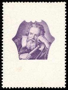 1942 - 50 cent. Galileo Galilei, ... 