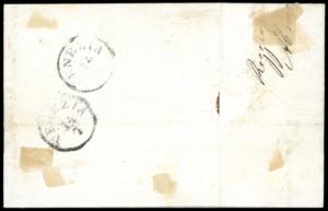 1853 - 40 cent. celeste (5), lieve ... 