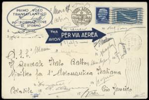 1930 - 7,70 lire Crociera Balbo, 1,25 lire ... 