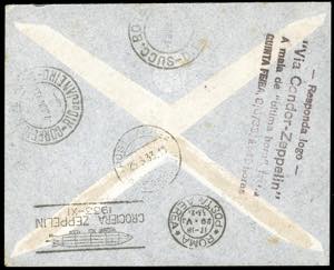 1933 - 15 lire Zeppelin, con ... 