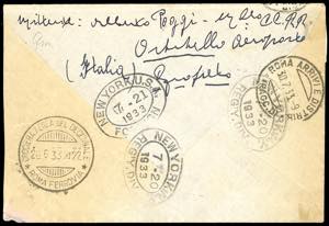 1933 - 5,25 + 44,75 lire Trittico ... 