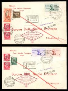 1934 - Volo Roma-Mogadiscio, serie ... 