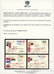 1934 - Volo Roma-Mogadiscio, serie ... 