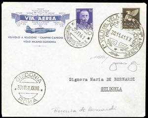 1941 - CAMPINI CAPRONI - Aerogramma ... 