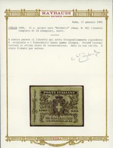 1906 - 15 cent. Michetti, I tipo, ... 
