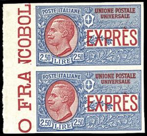 1926 - 2,50 lire (14), prova di macchina nei ... 