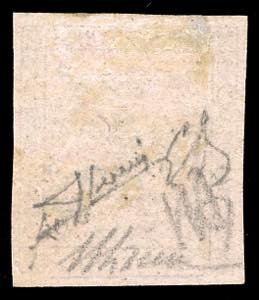 1852 - 10 cent. rosa, punto dopo ... 