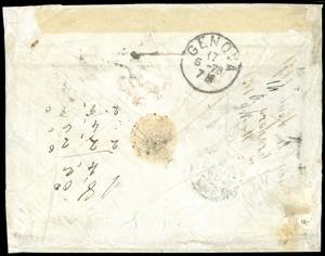 1878 - 5 lire azzurro e bruno, ... 