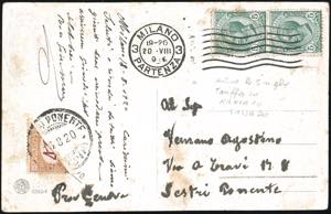 1920 - 40 cent. arancio e carminio (24), ... 