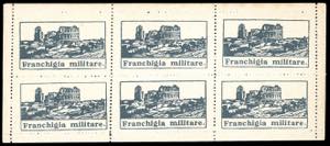 1943 - Foglietto El Djem, verde azzurro ... 