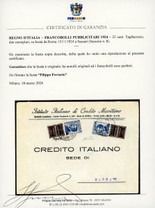 1924 - 25 cent. Tagliacozzo (8), ... 
