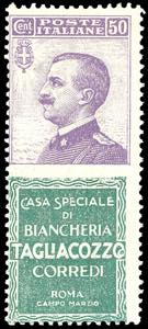 1924 - 50 cent. Tagliacozzo (17), nuovo, ... 