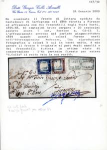 1859 - 10 cent. bruno porpora, 20 ... 