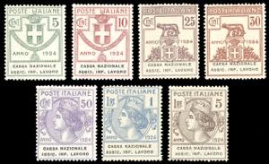 CASSA NAZIONALE ASSIC.INF.LAVORO 1924 - ... 