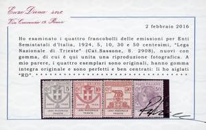 LEGA NAZIONALE TRIESTE 1924 - ... 