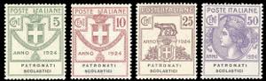 PATRONATI SCOLASTICI 1924 - Serie completa ... 