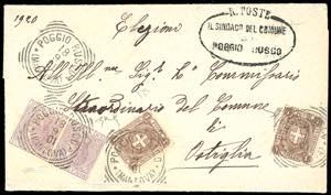 1901 - 1 cent. Umberto I marca da bollo (9), ... 